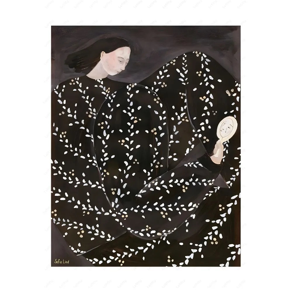 Abstract Woman Art Modern Poster