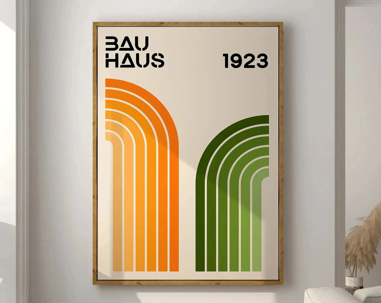 Modernist Bauhaus Geometric Poster
