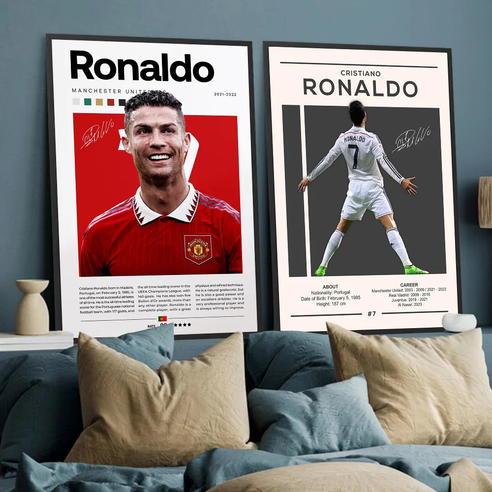 Portugal Super Football Star C-CR7 Posters