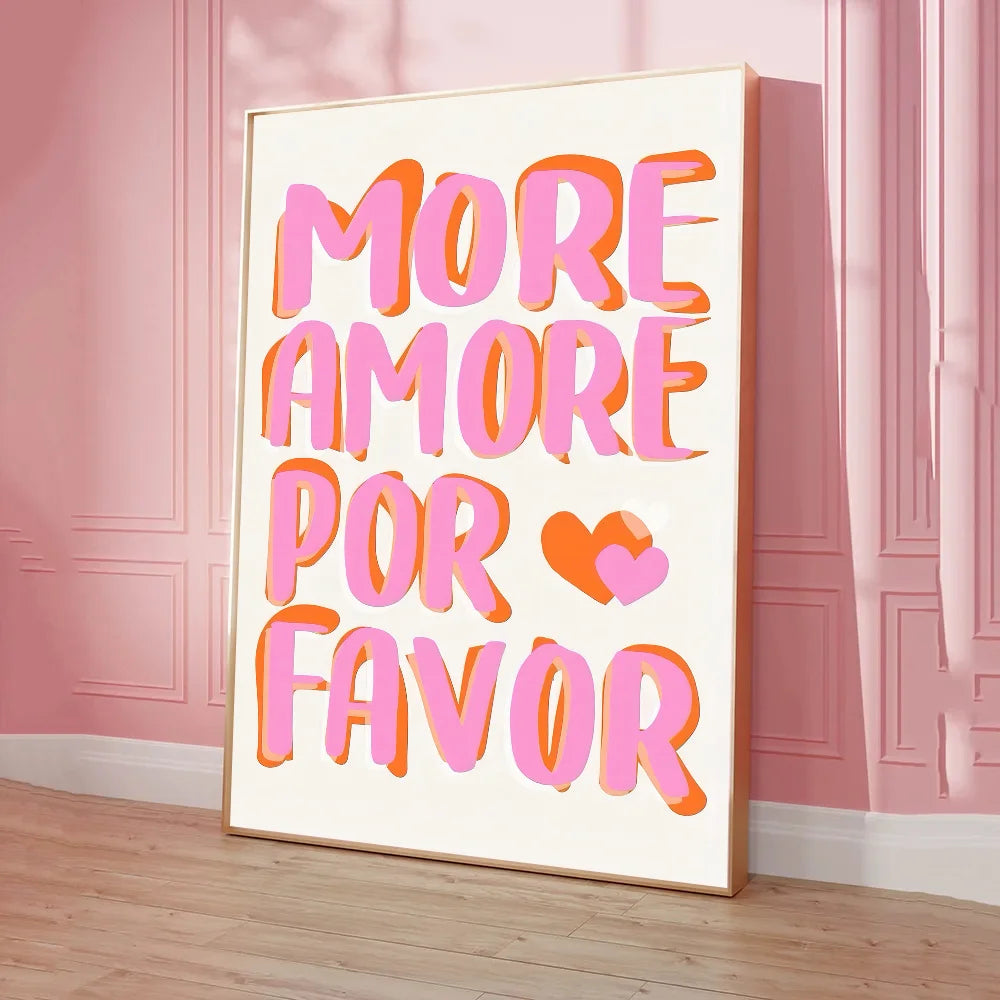 Maximalist Eclectic Love Quote Poster