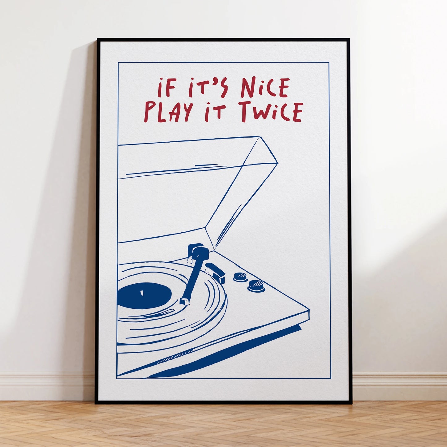 Play It Twice Retro Groovy Wall Art