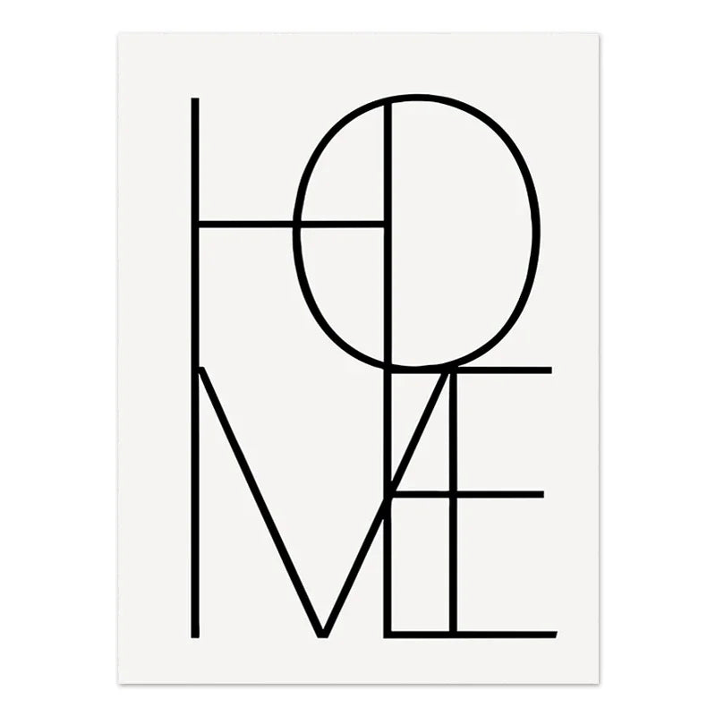 Abstract Boho Geometric Line Posters