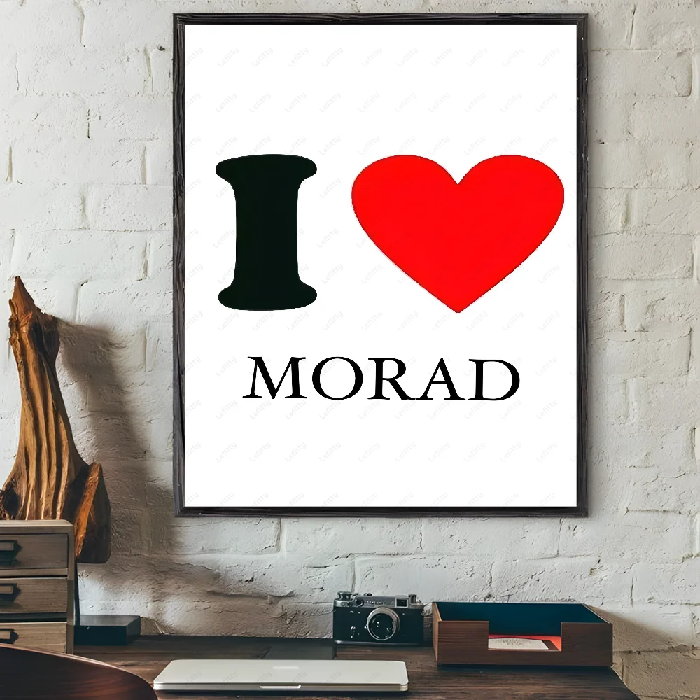 M-Morad M-MDLR M-Morad Album Cover Poster Sticky Wall Art Printing Waterproof Home Living Bed Room Bar Hallway Aesthetic Decor