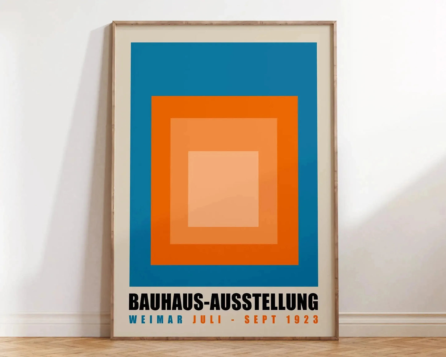 Modernist Bauhaus Geometric Poster