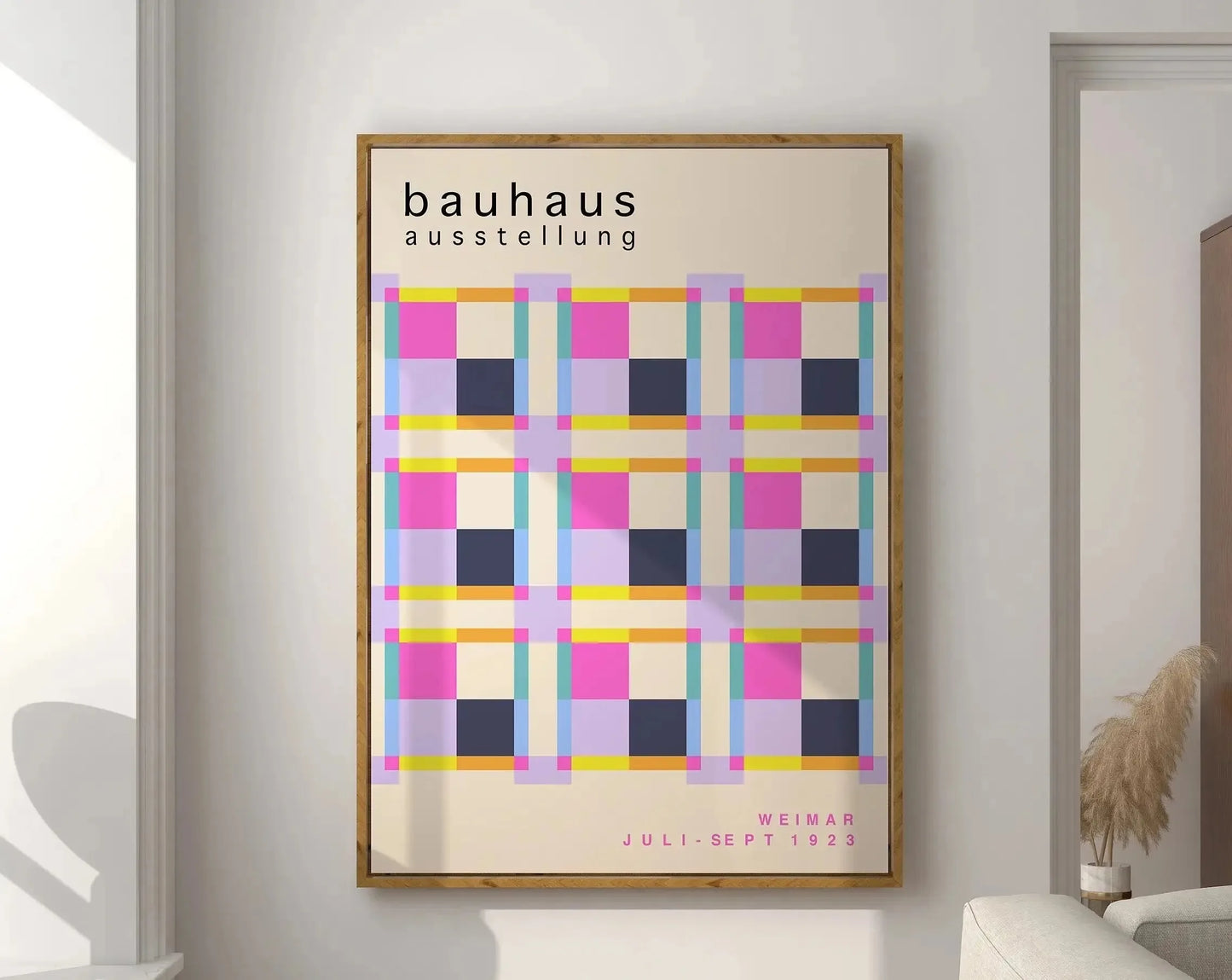 Modernist Bauhaus Geometric Poster