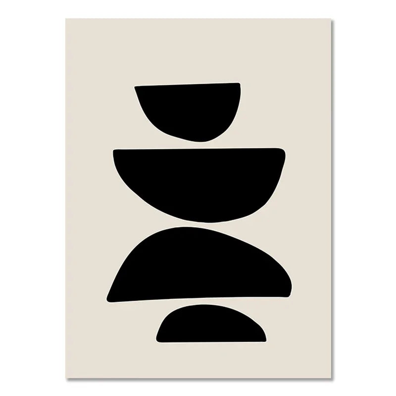Abstract Boho Geometric Line Posters