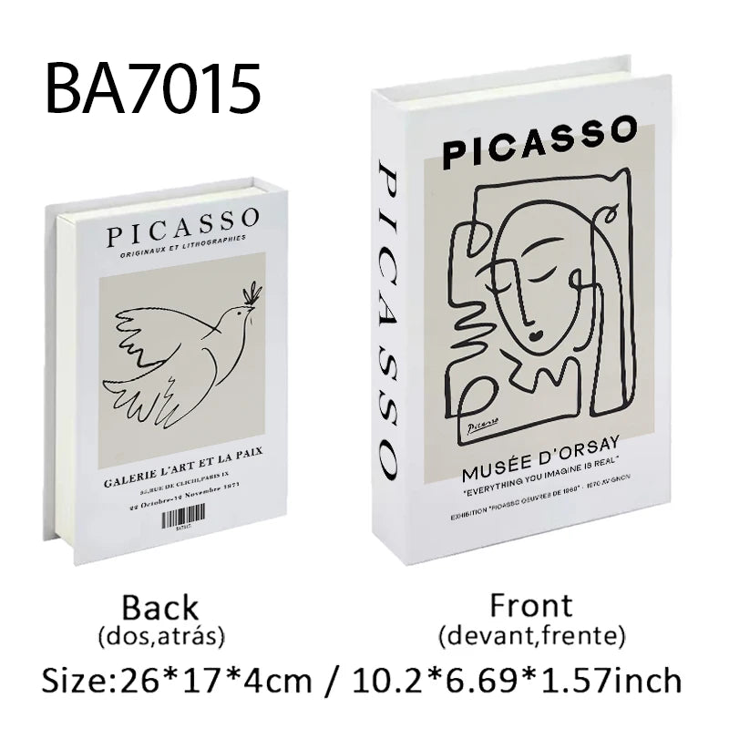 Abstract Bauhaus Luxury Decorative Books