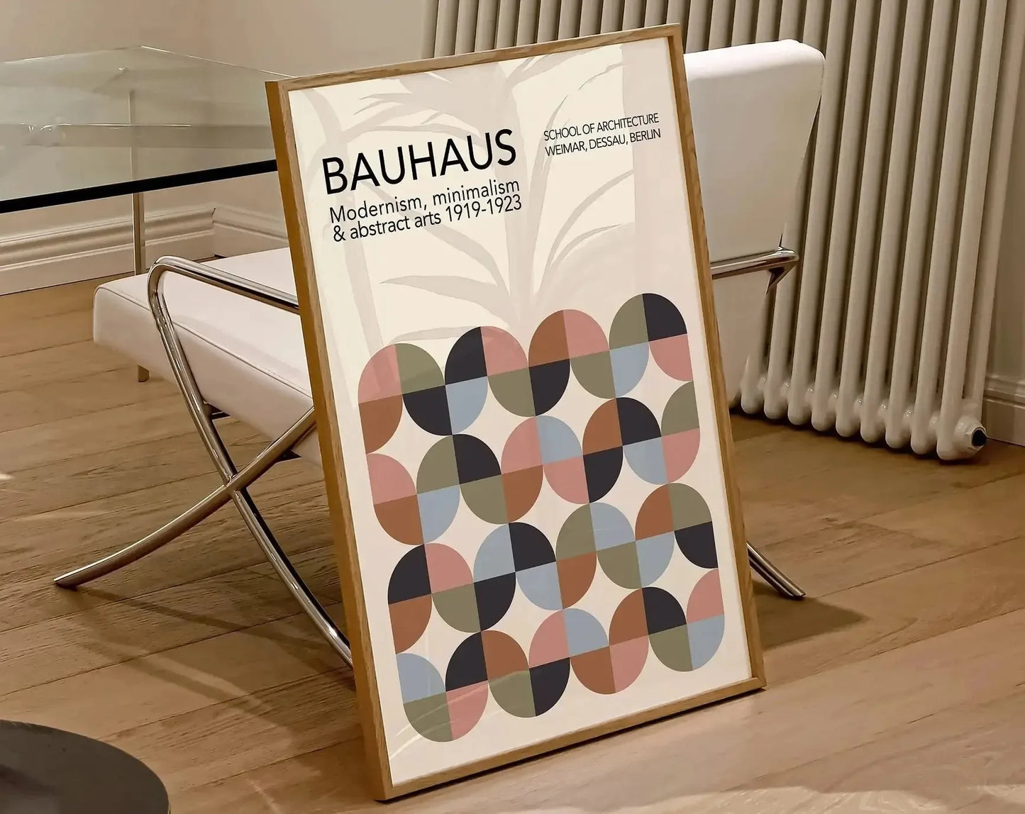 Modernist Bauhaus Geometric Poster