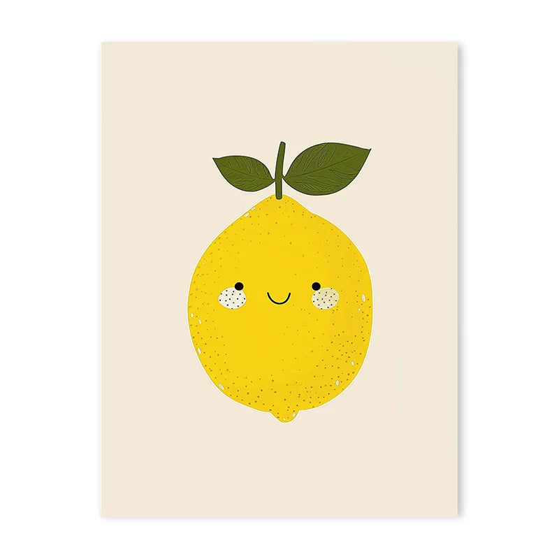 Cute Cartoon Colorful Animal Poster