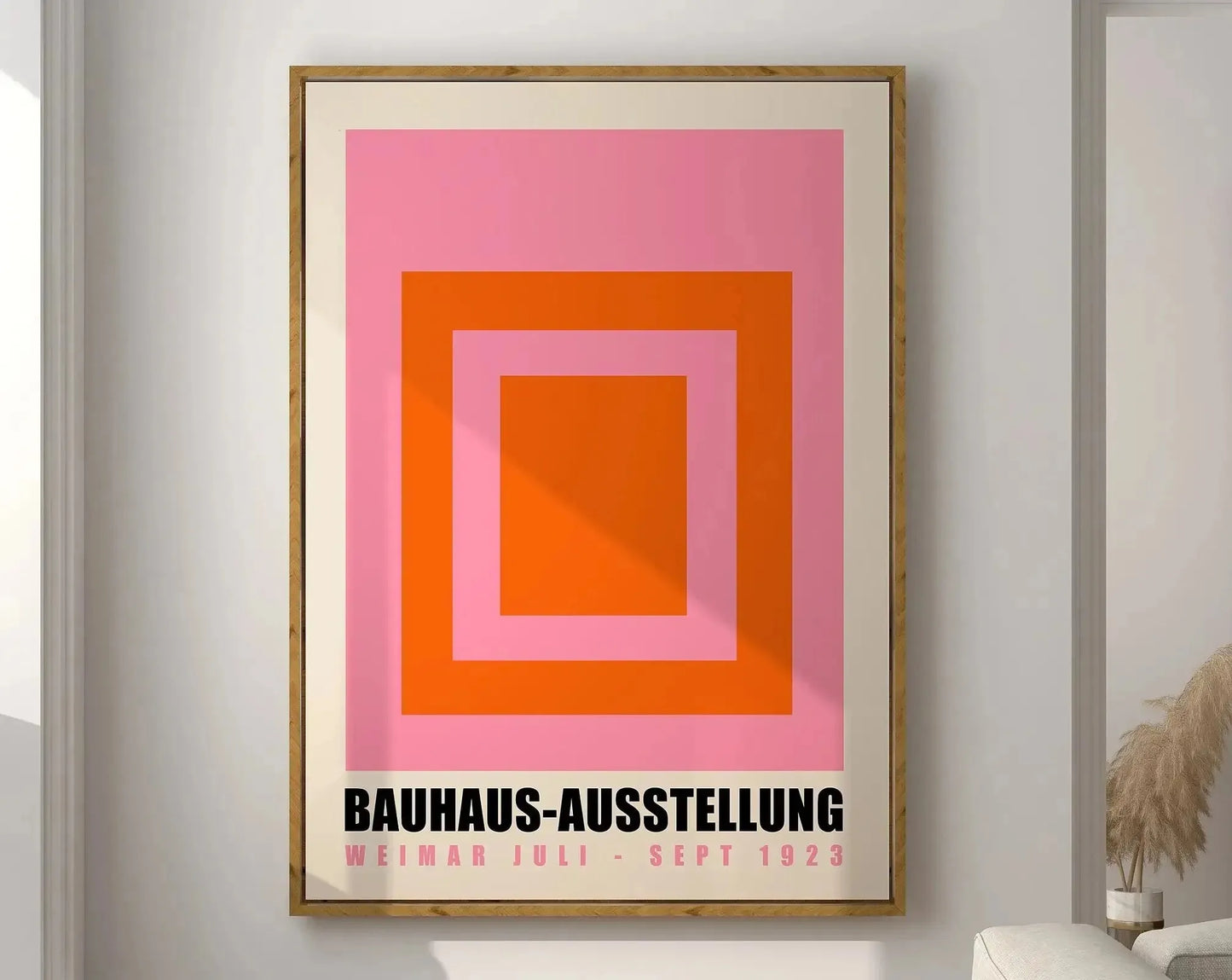 Modernist Bauhaus Geometric Poster