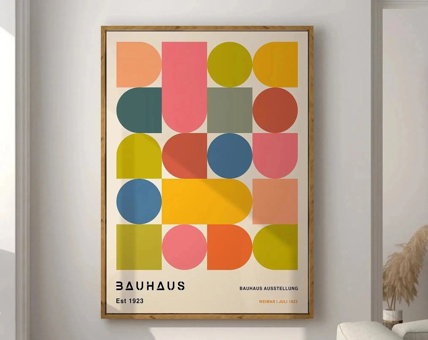 Modernist Bauhaus Geometric Poster