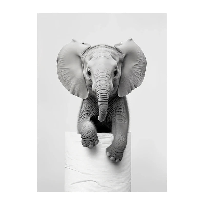 Cute Animals Wall Art Poster