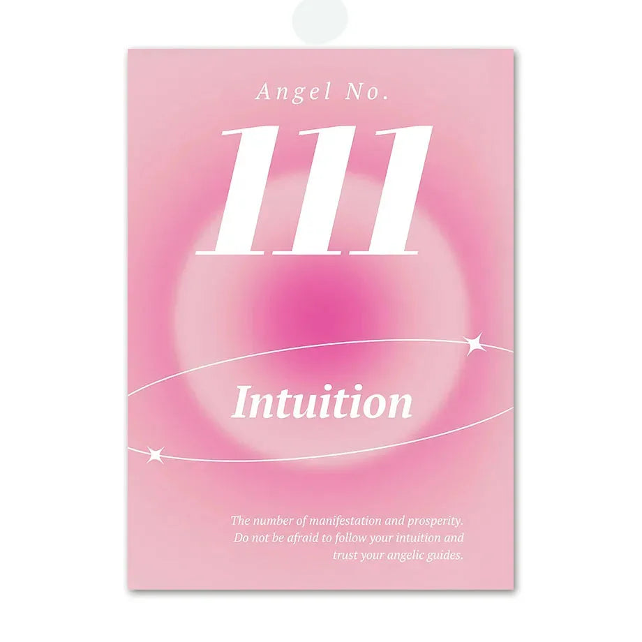Pink Angel Number Poster