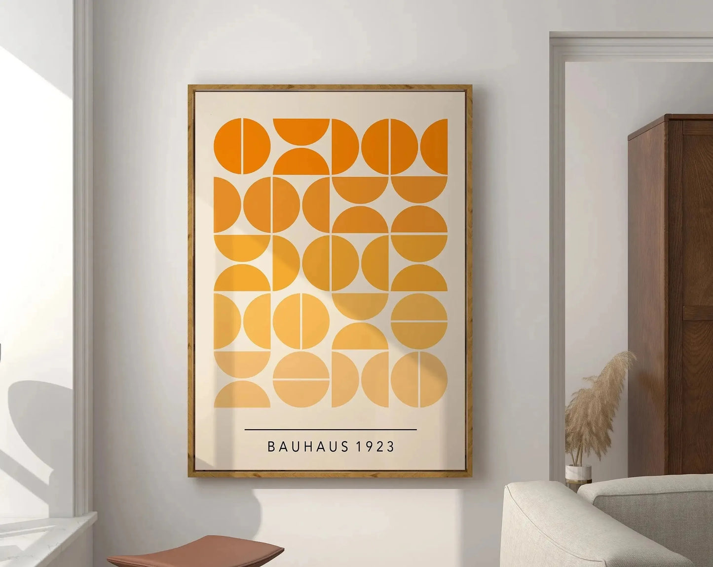 Modernist Bauhaus Geometric Poster