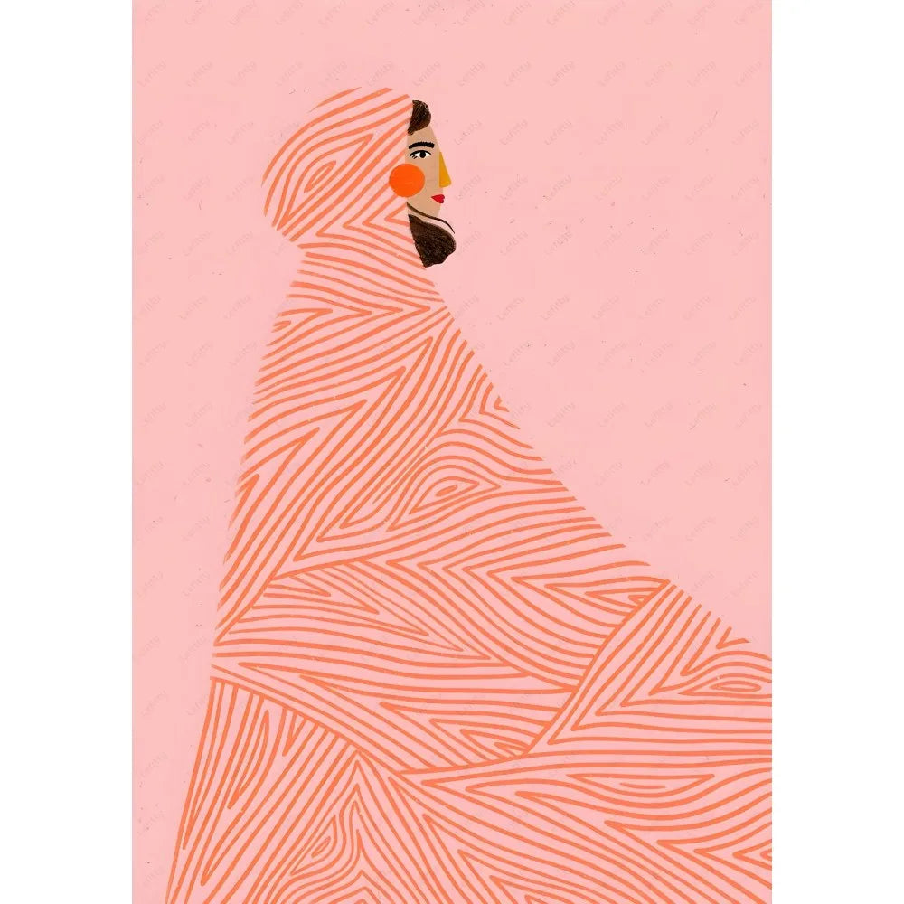 Abstract Woman Art Modern Poster