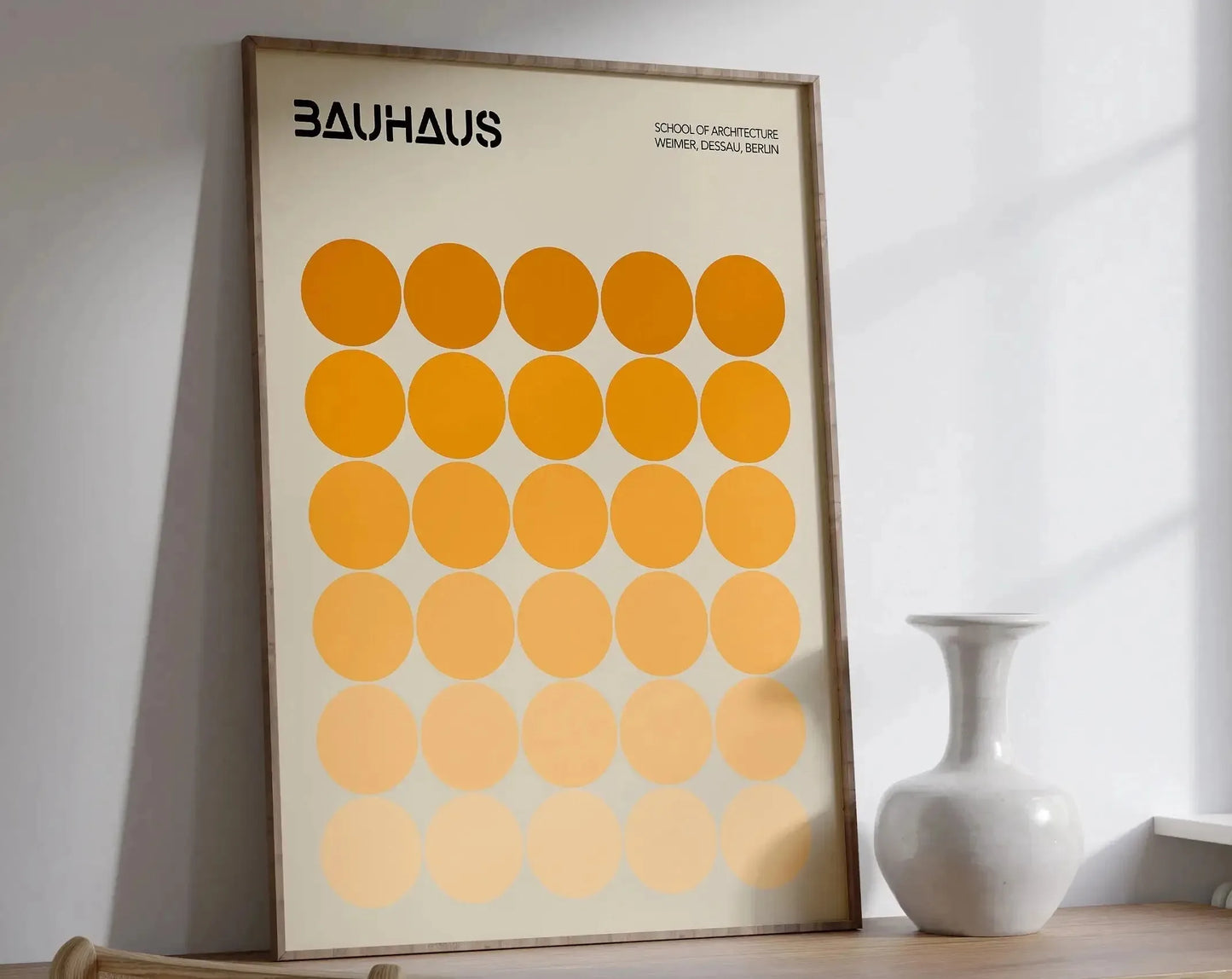 Modernist Bauhaus Geometric Poster