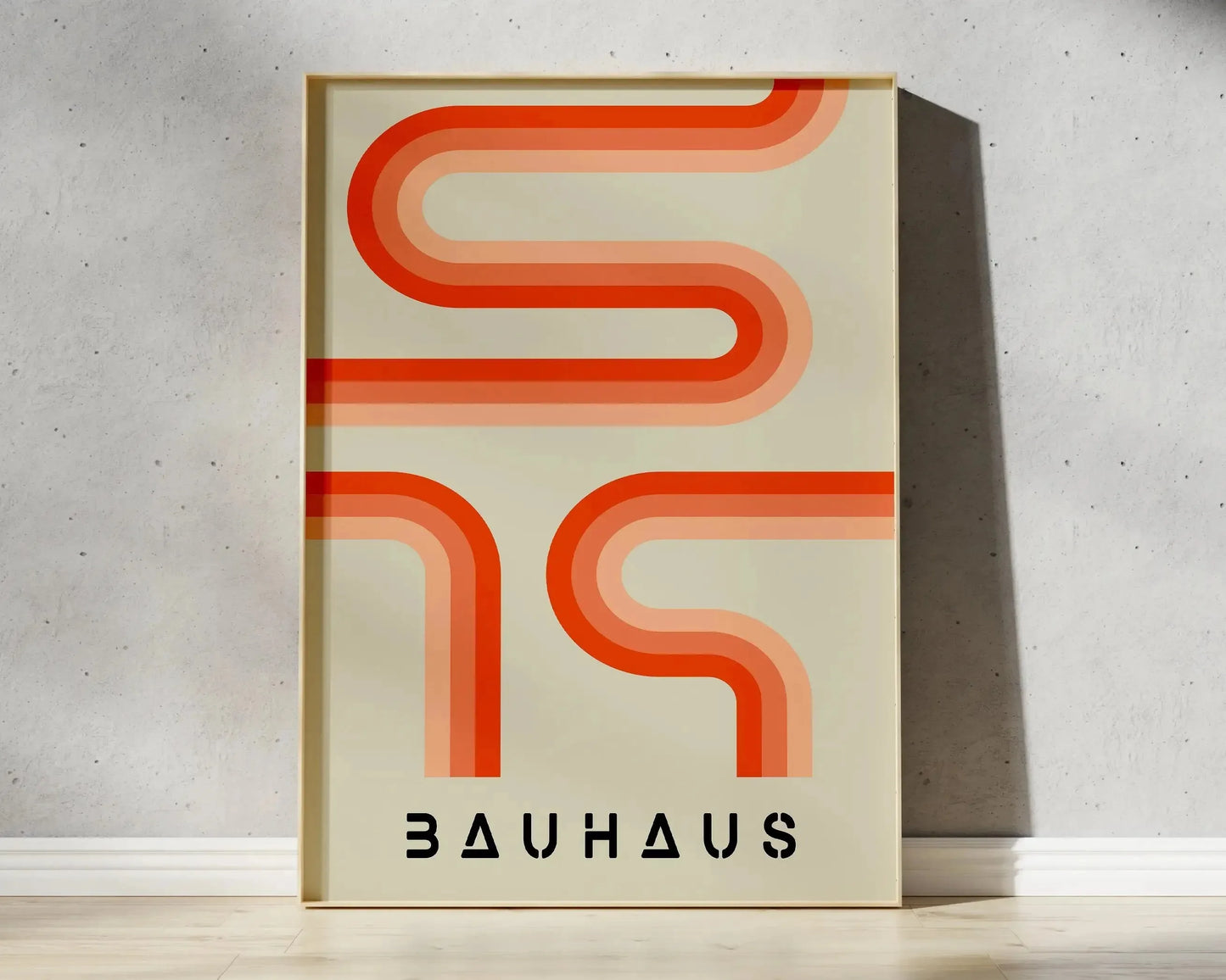 Modernist Bauhaus Geometric Poster