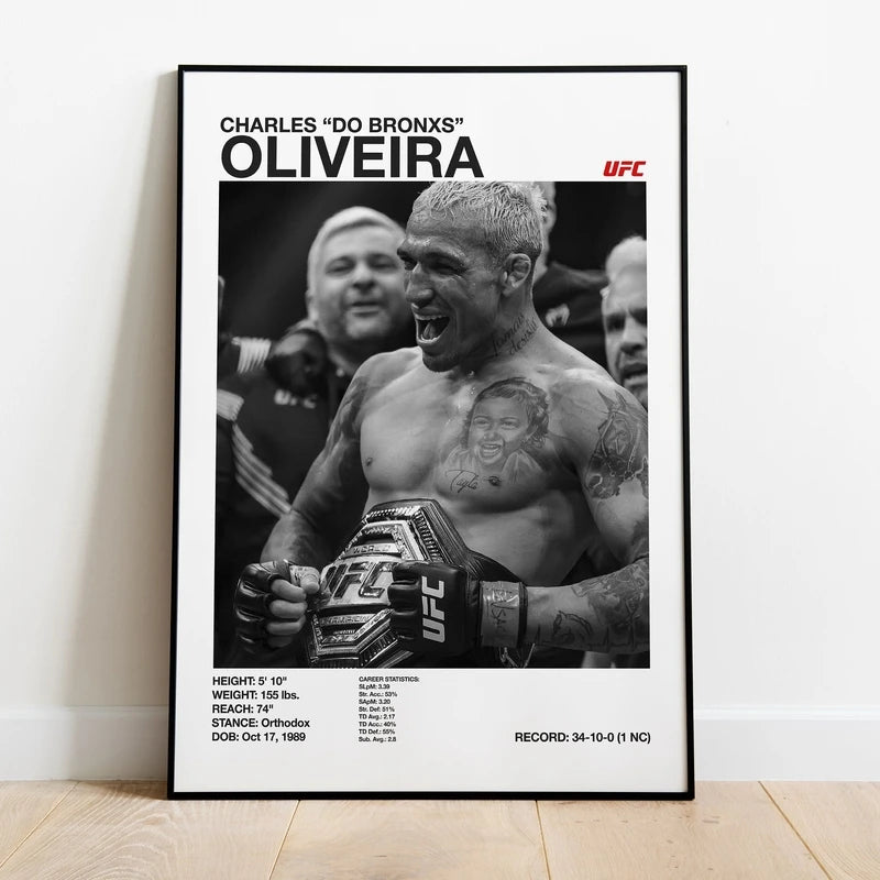 Black And White UFC Posters