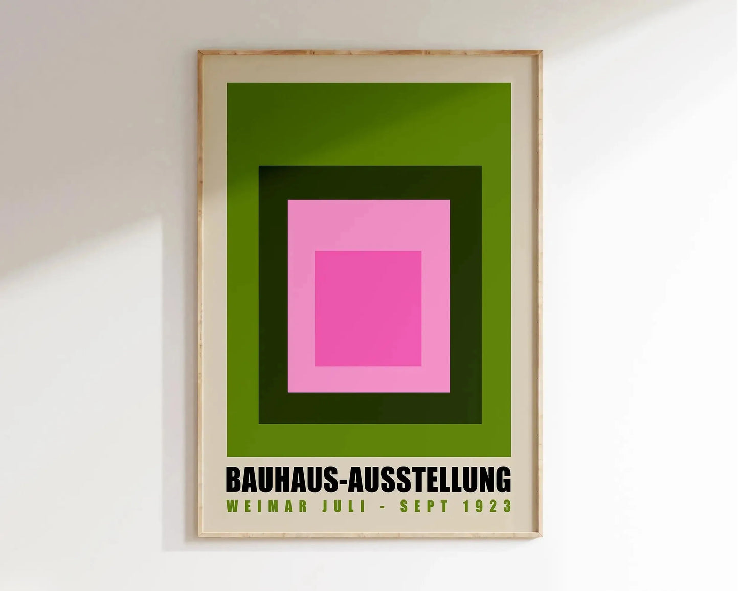 Modernist Bauhaus Geometric Poster