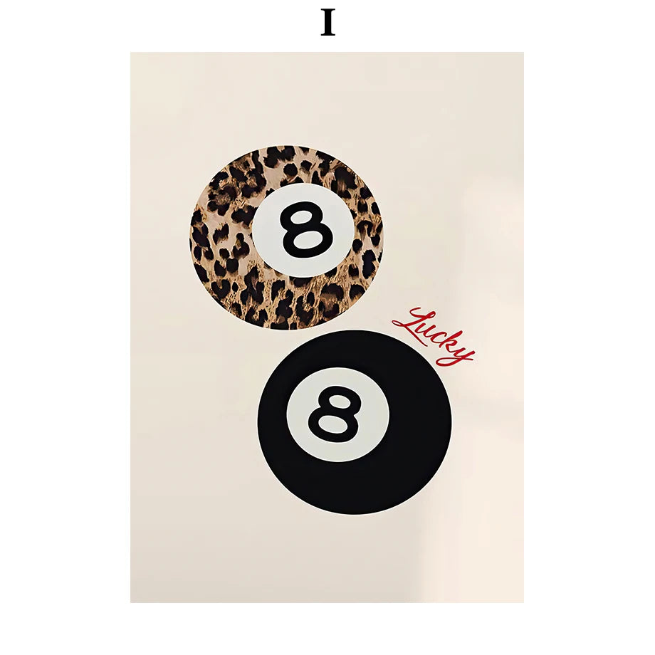 Leopard Rose Fashion Canvas Wall Art