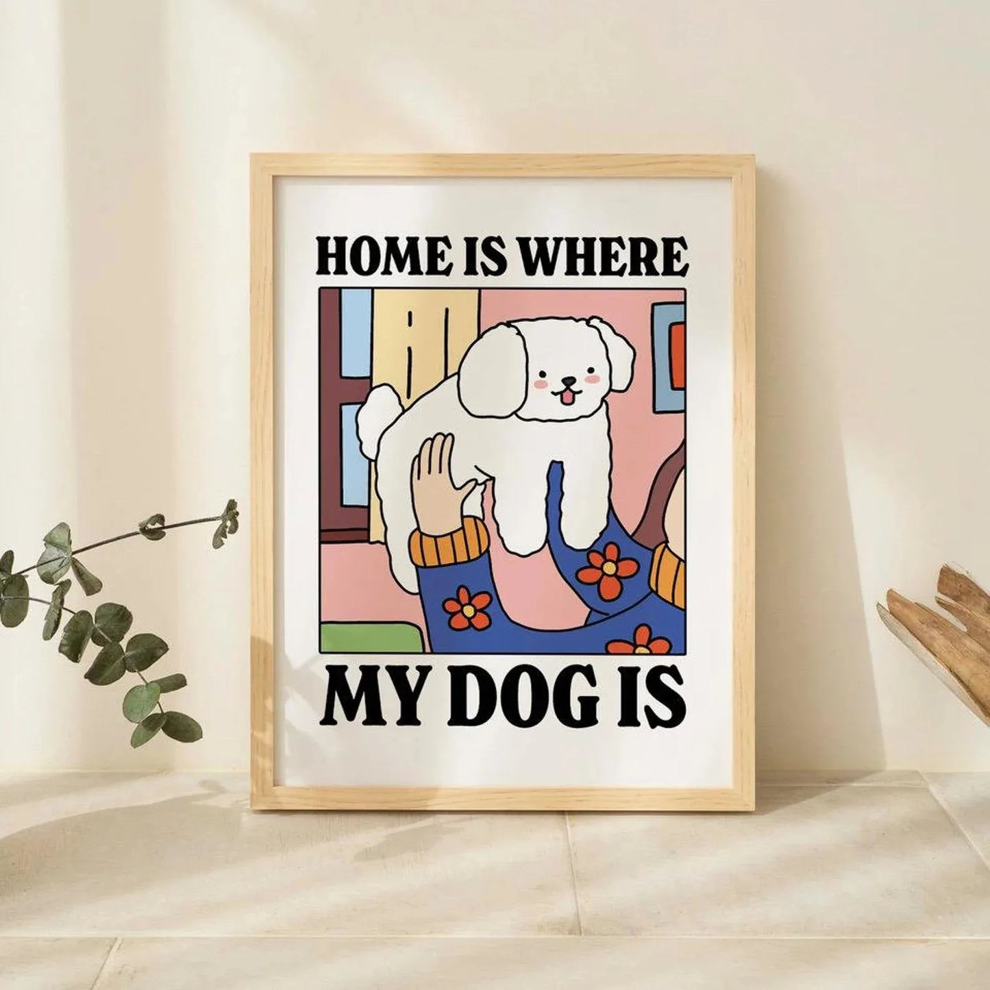 Cute Wash Paws Cat Canvas Print