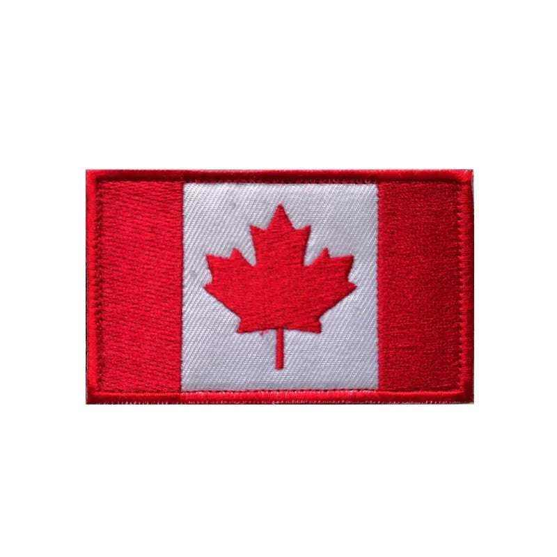 Flag Embroidery Patch Russia Spain Turkey France EU Tactical Military Patch Army Backpack Fabric Decoration Patches on Clothes