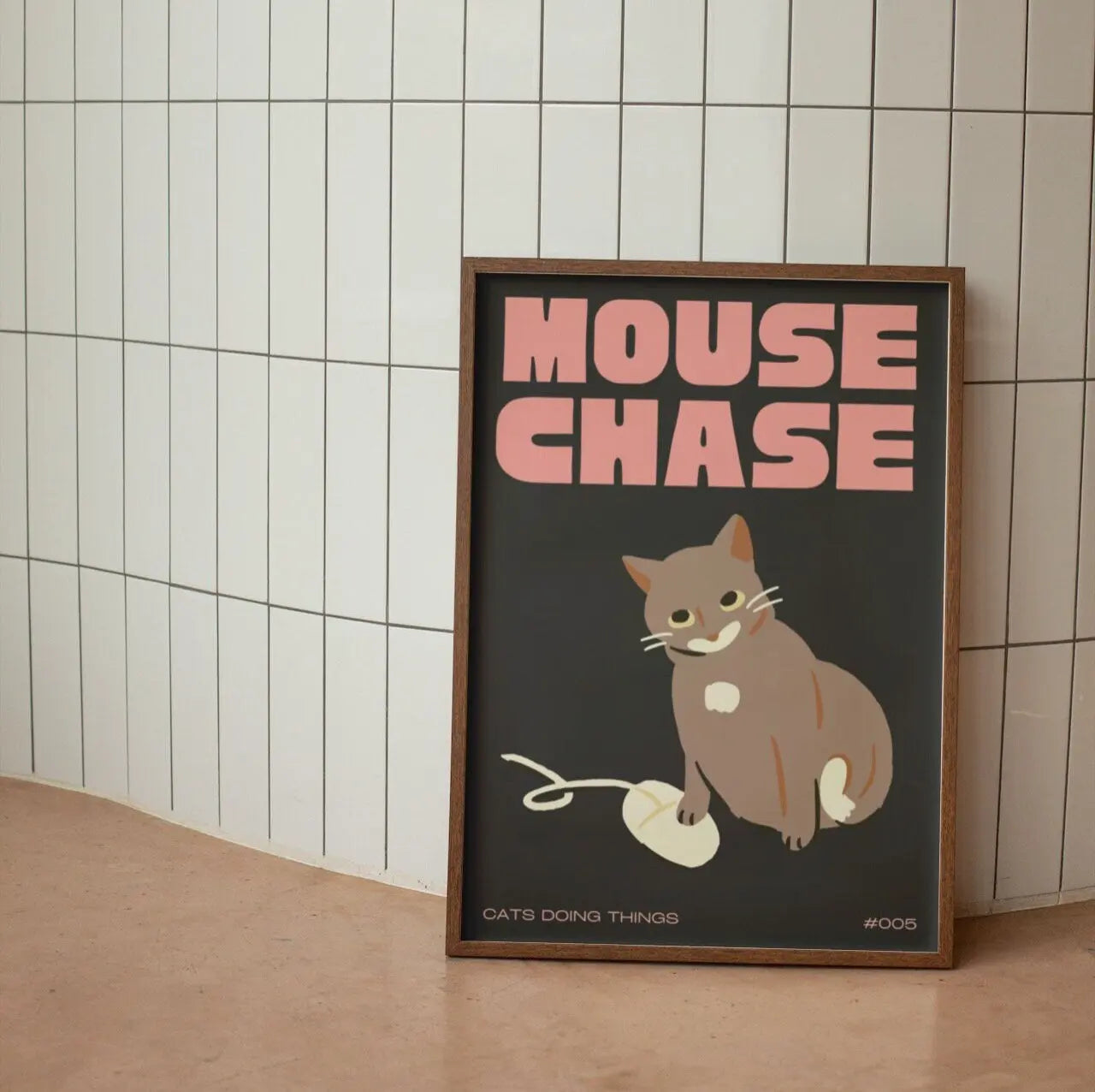 Modern Pop Black Cat Canvas Wall Art