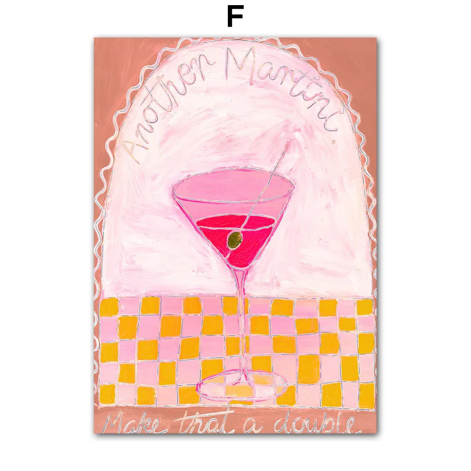 Retro Flowers Vase Gallery Colorful Funky Poster