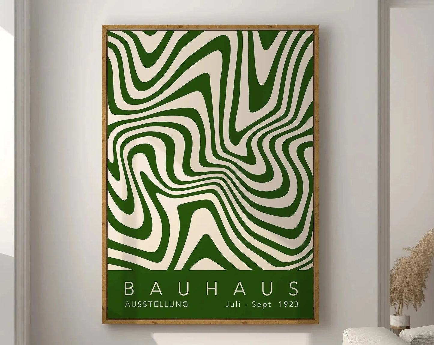 Modernist Bauhaus Geometric Poster