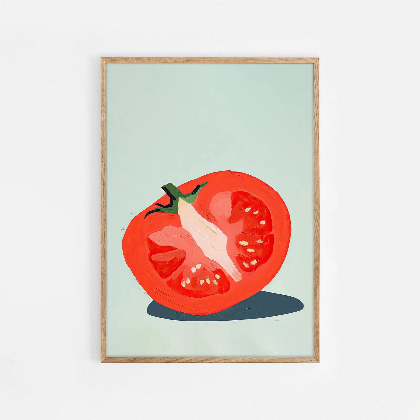 Maximalist Abstract Fruit Wall Art Print
