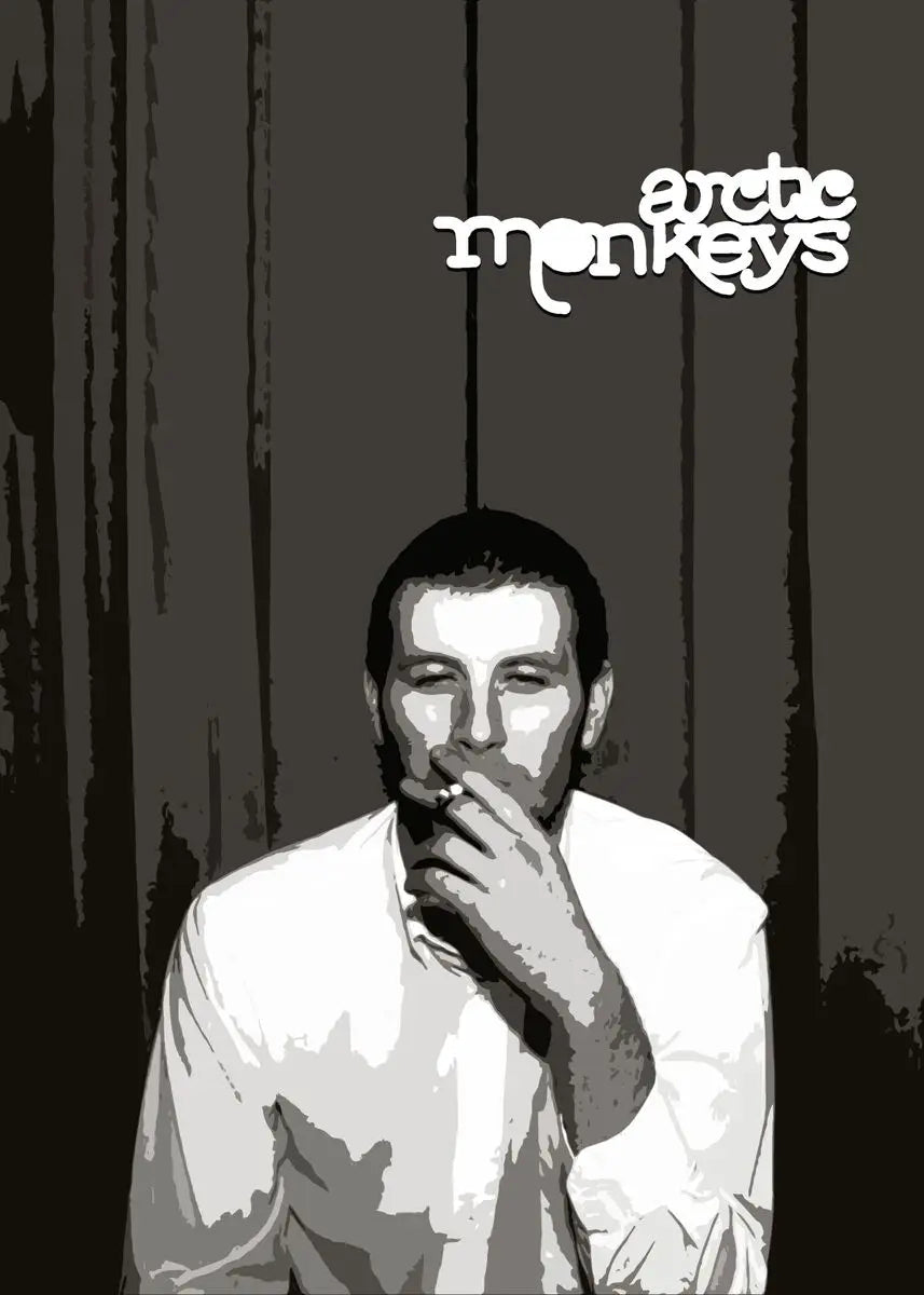 Vintage Arctic Monkeys Rock Band Music Poster