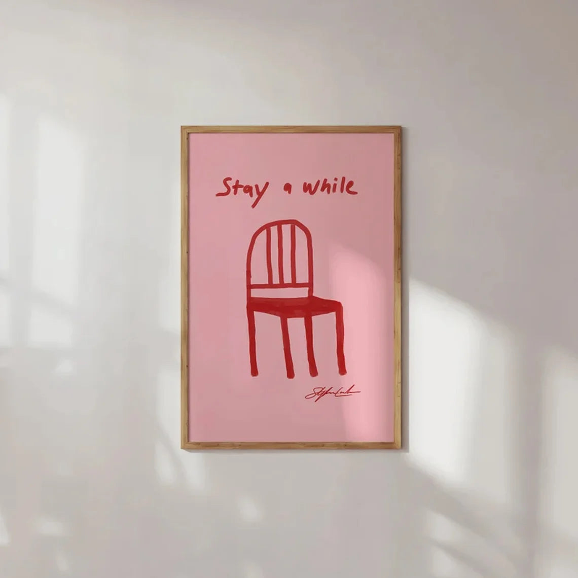 Preppy Typography Posters