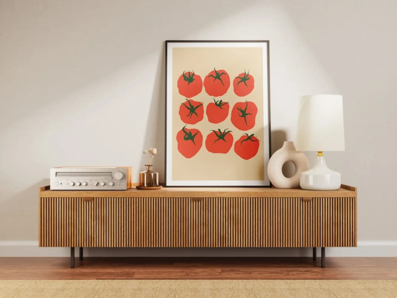 Tomato Print, Kitchen Wall Art