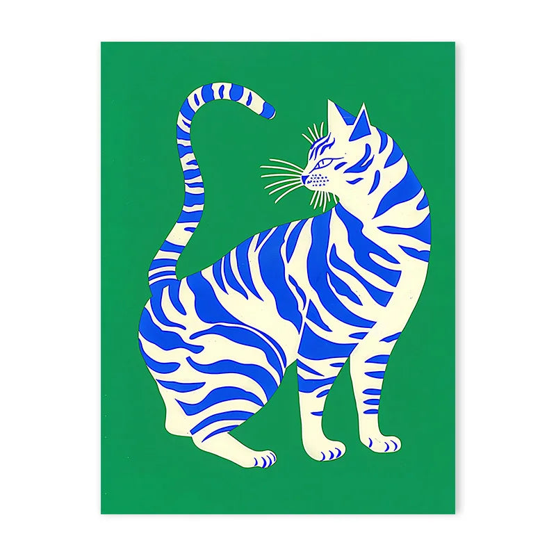 Cute Cartoon Colorful Animal Poster