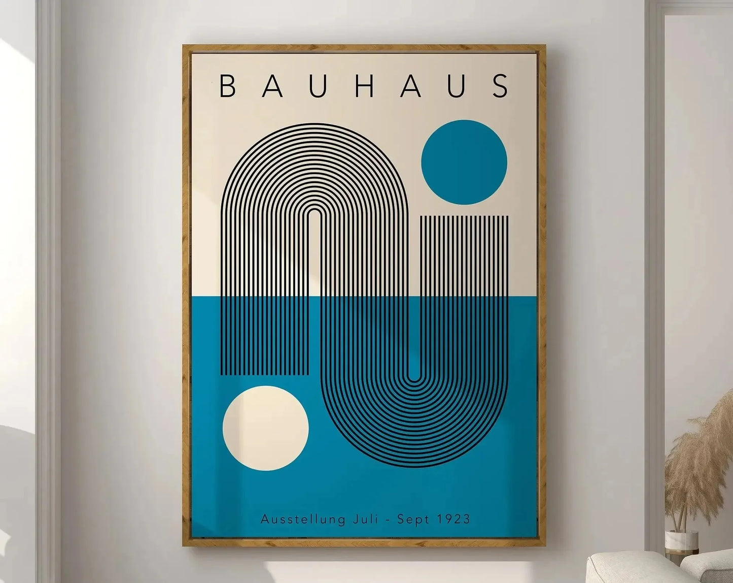 Modernist Bauhaus Geometric Poster