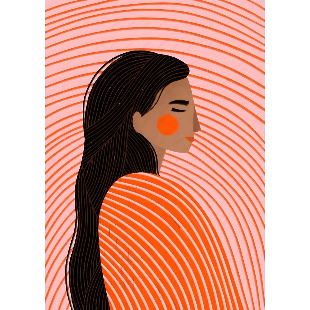 Abstract Woman Art Modern Poster