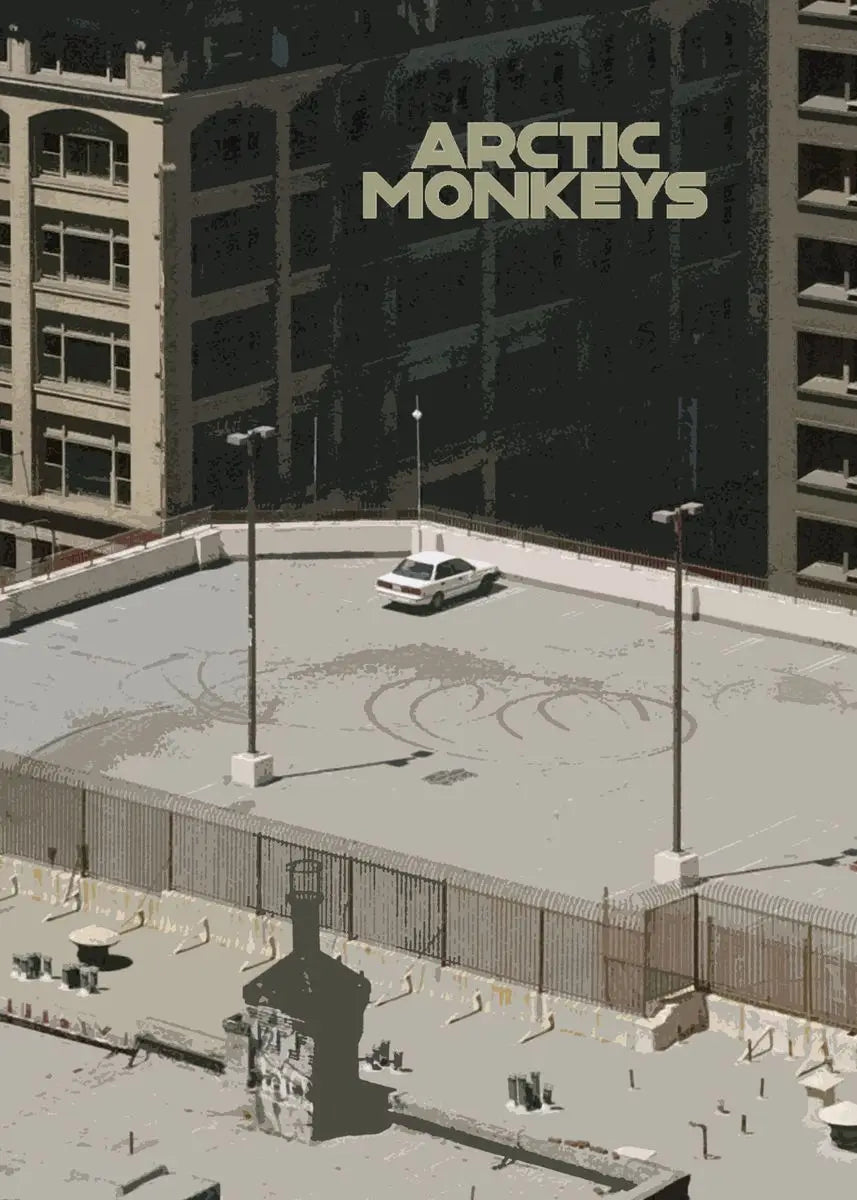 Vintage Arctic Monkeys Rock Band Music Poster