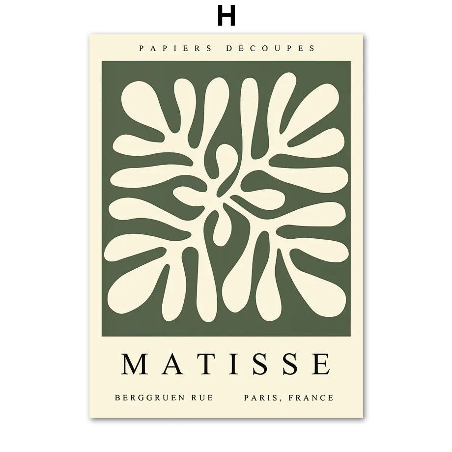 Matisse Abstract Flower Woman Posters