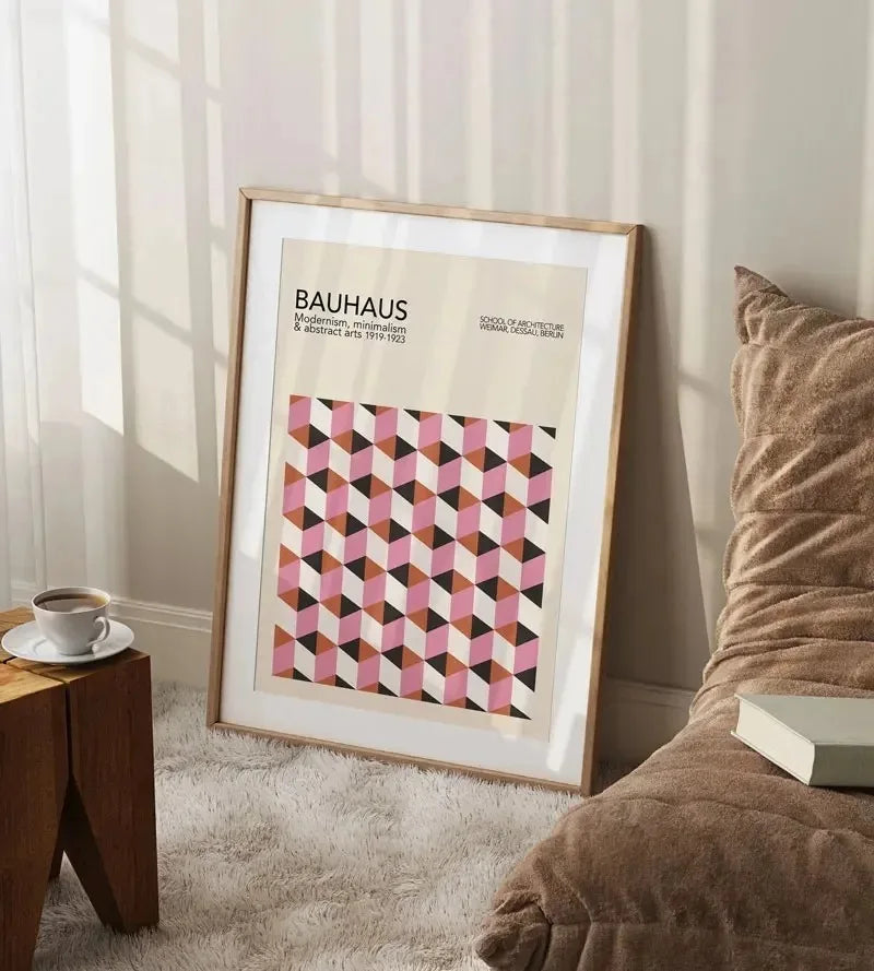 Modernist Bauhaus Geometric Poster