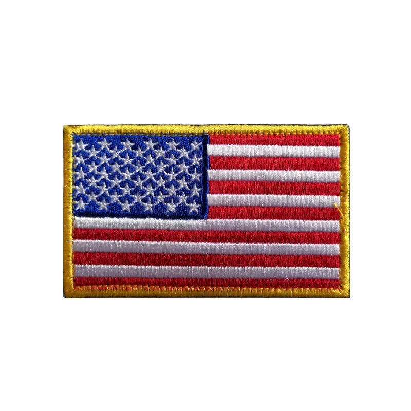 Flag Embroidery Patch Russia Spain Turkey France EU Tactical Military Patch Army Backpack Fabric Decoration Patches on Clothes