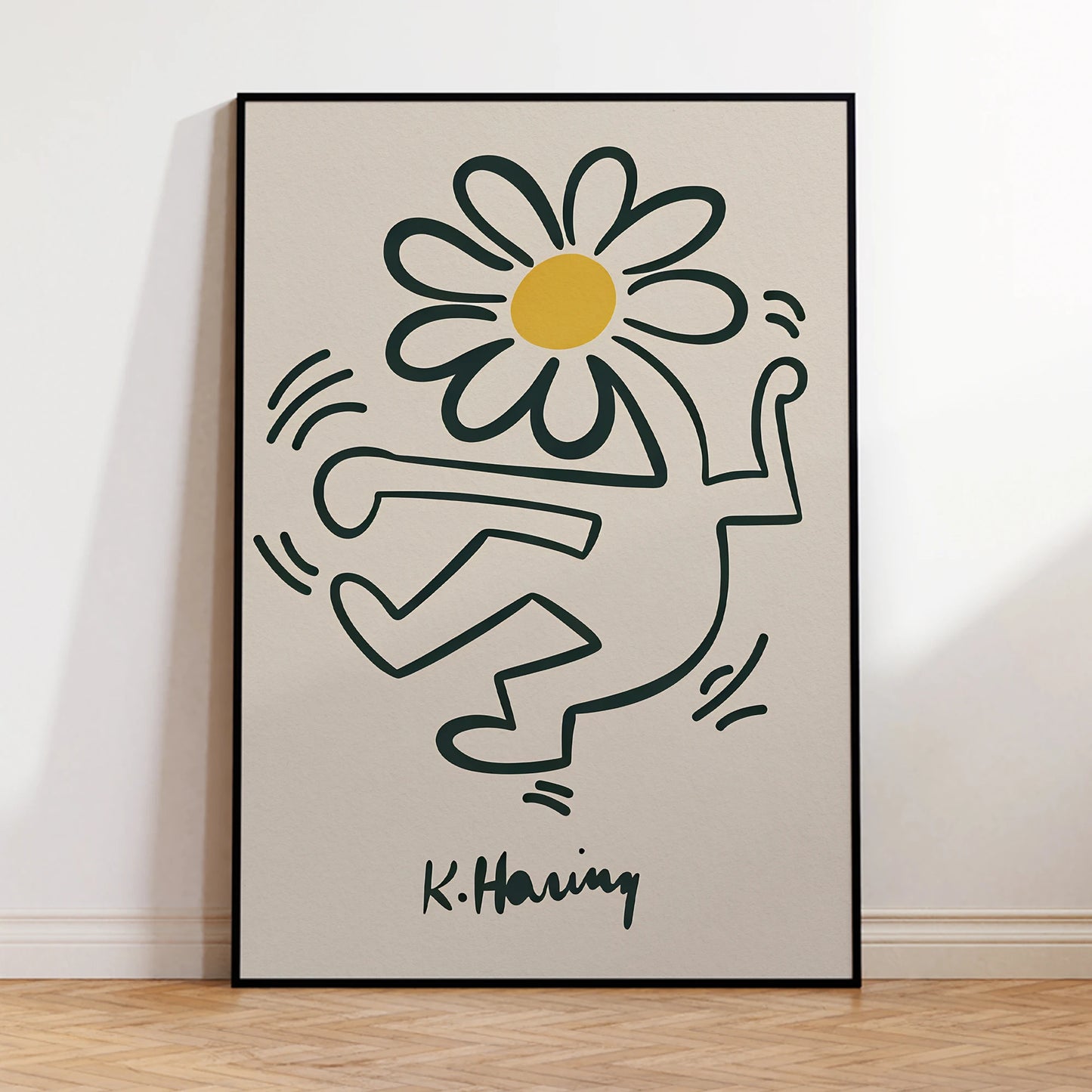 Abstract Alpine stamps painting for contemporary home styling