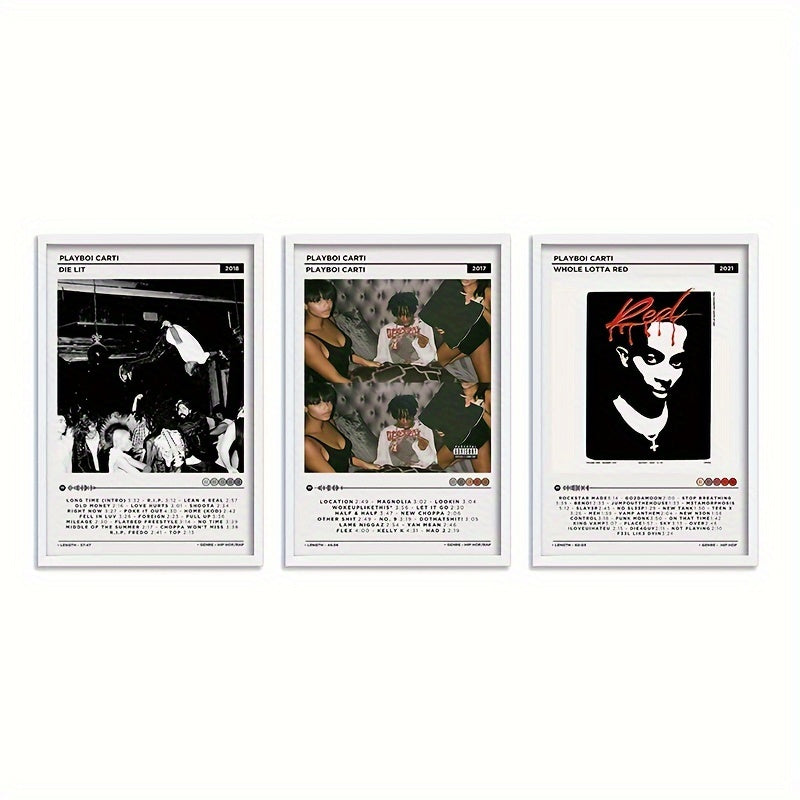 Music album covers aesthetic art print for living room decor