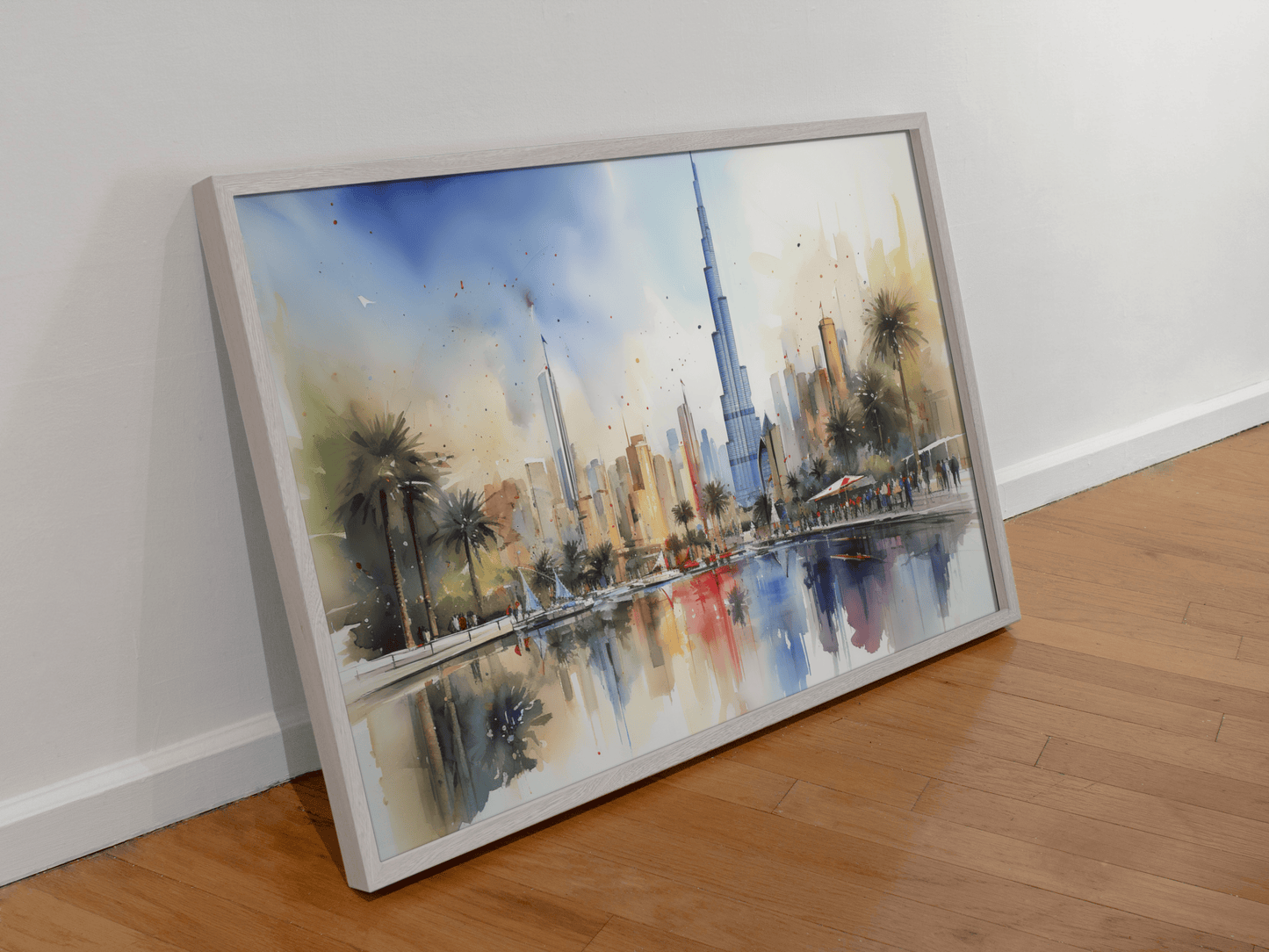 Watercolor painting or Watercolor prints - Top angle