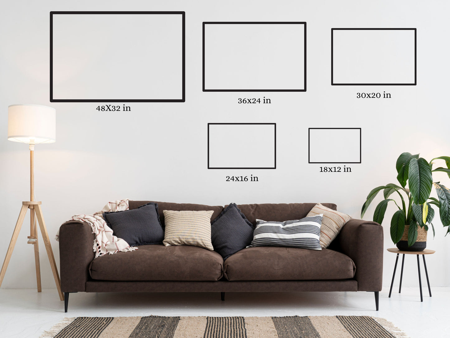 Surreal Black and White Art - Matte Canvas