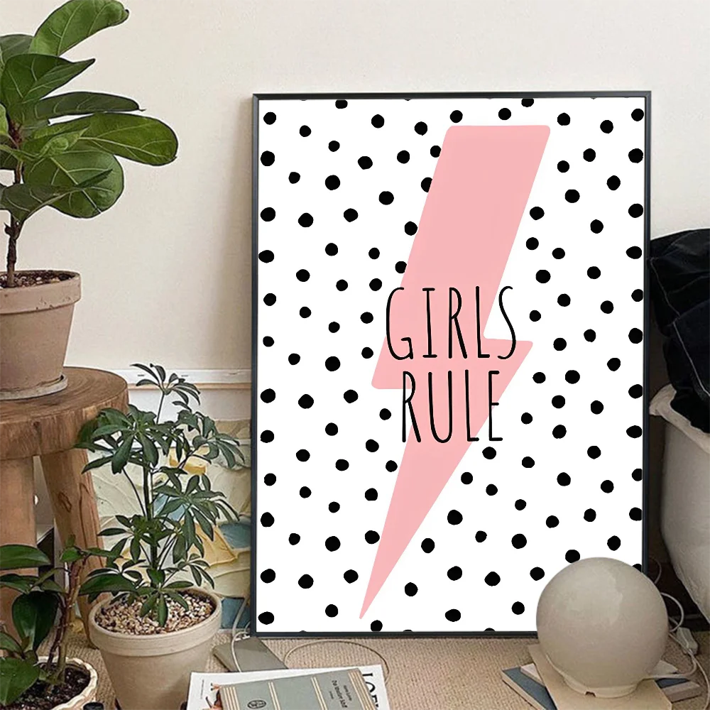 Sticky anime-style poster with abstract jungle cat elements