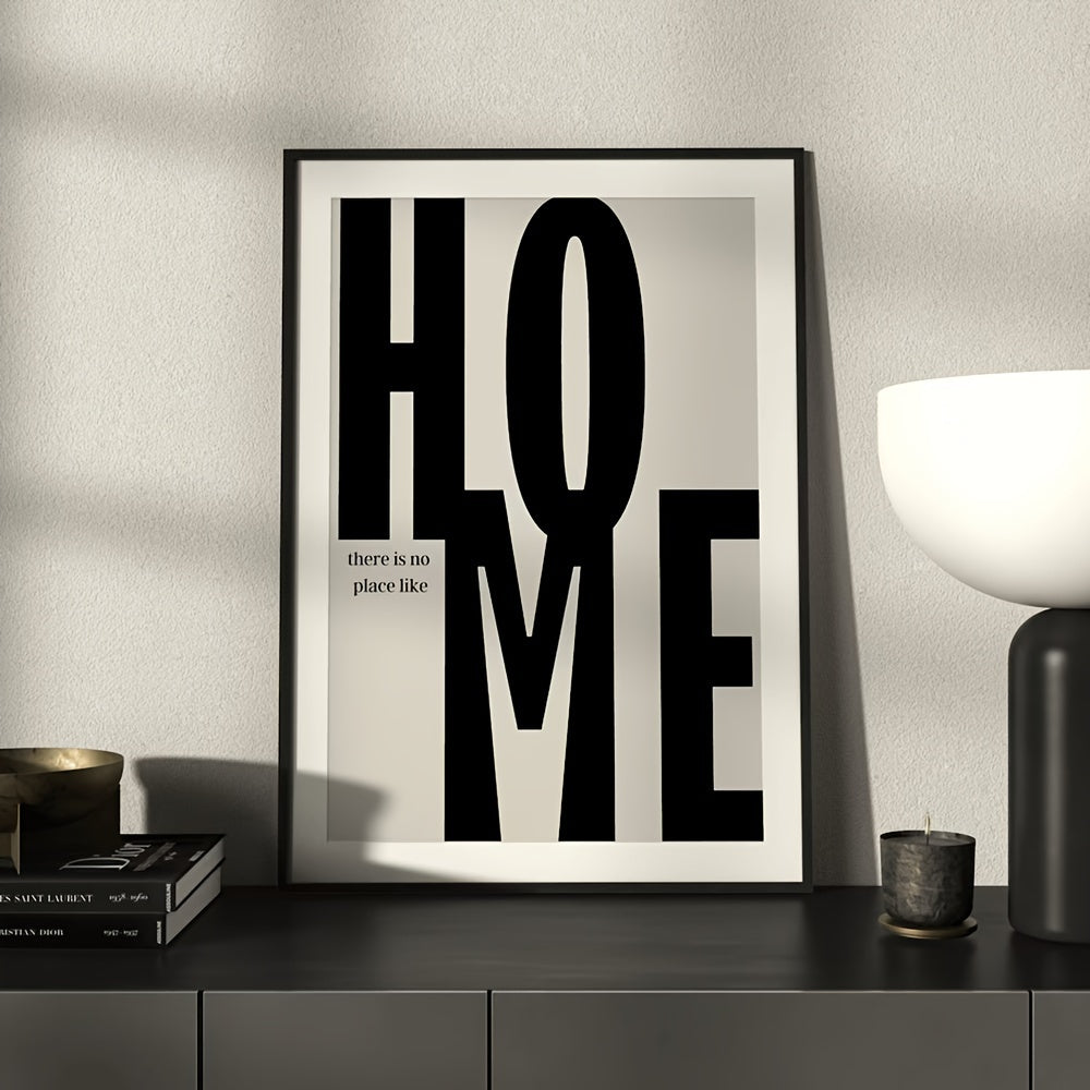 Motivational "Chill" quote canvas print for relaxed home ambiance