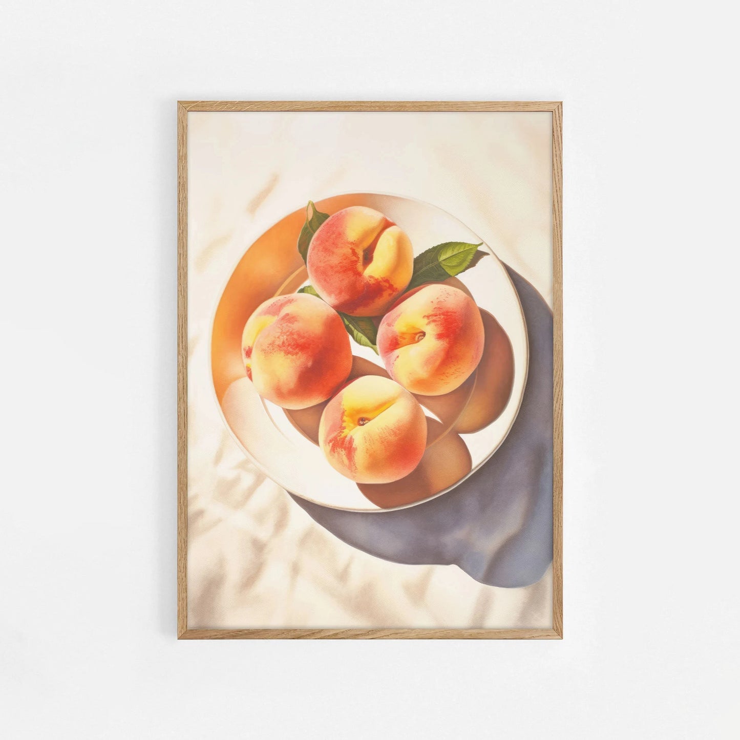 Colorful fruit wall decor with watermelon and lemon design