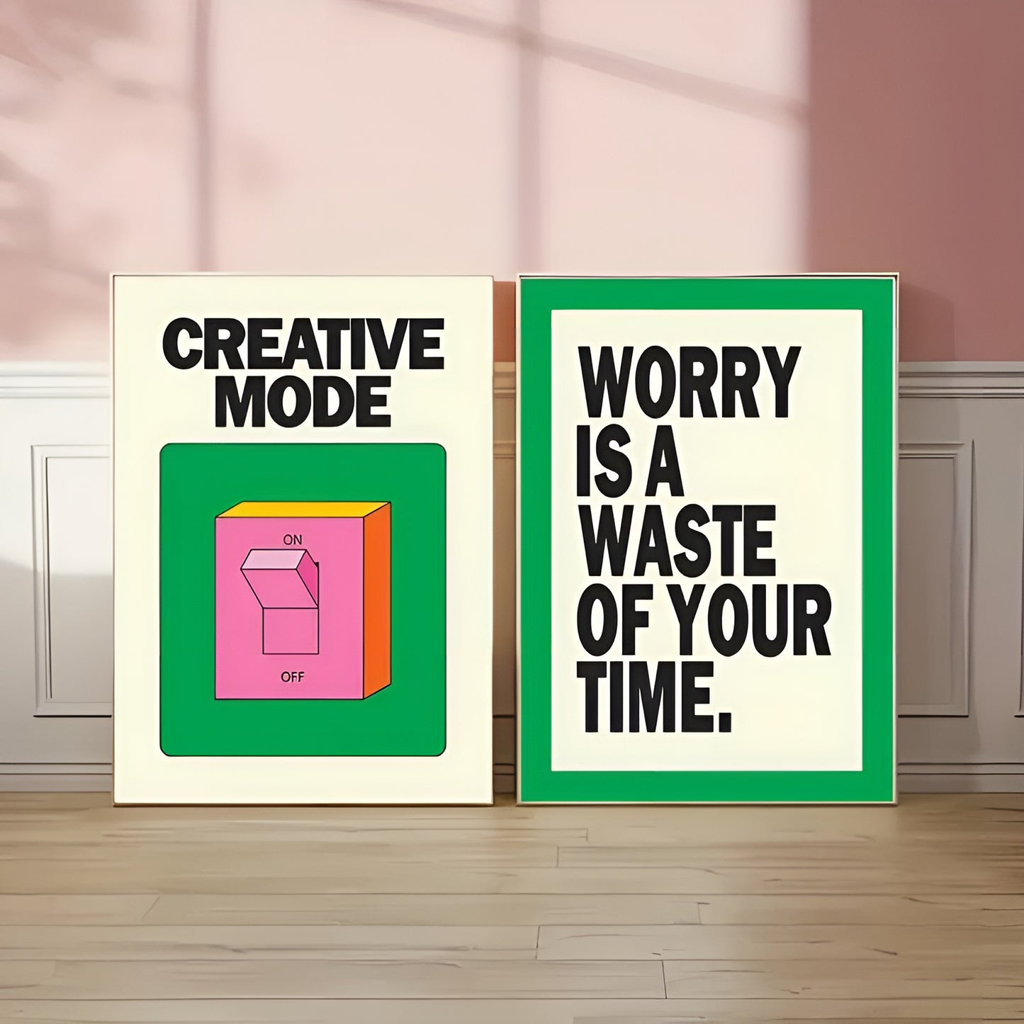 Creative Mode Wall Art Canvas Print for Dorm, Office, and Bedroom