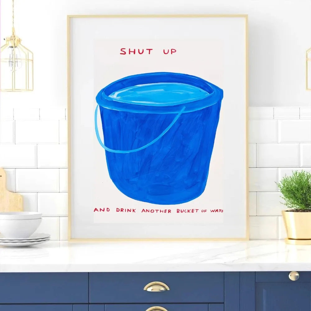 David Shrigley art for living room wall decoration
