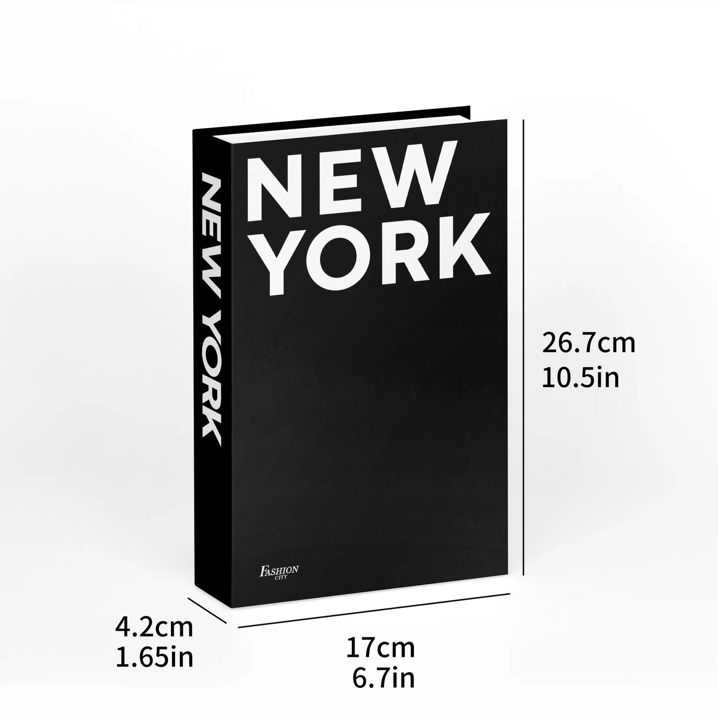 Minimalist fake books set for hotel, villa, or home use